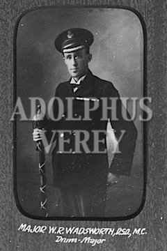 Wadsworth, Major W.R., DSO, MC, Drum Major
